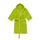 Daffodil (Green) Premium 10 Year Kids Hooded Bathrobe (120x124 Cm) Terry Cotton, Highly Absorbent and Quick dry, Hotel and Spa Quality Bathrobe for Boy and Girl-400 Gsm