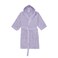 Daffodil (Lilac) Premium 12 Year Kids Hooded Bathrobe (125x133 Cm) Terry Cotton, Highly Absorbent and Quick dry, Hotel and Spa Quality Bathrobe for Boy and Girl-400 Gsm