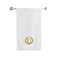 BYFT Iris Embroidered For You Bath Towel 70 x 140 Cm 600 Gsm White 100% Cotton Letter "U" Gold Thread Set of 01