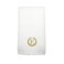 BYFT Iris Embroidered For You Hand Towel 50 x 80 Cm 600 Gsm White 100% Cotton Letter "E" Gold Thread Set of 01