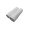 BYFT Magnolia Hand Towel 50 x 100 Cm 600 Gsm White G Dobby 100% Cotton Set of 02