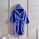 Daffodil (Navy Blue) Premium 6 Year Kids Hooded Bathrobe Terry Cotton, Highly Absorbent and Quick dry, Hotel and Spa Quality Bathrobe for Boy and Girl-400 Gsm