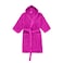 Daffodil (Fuchsia Pink) Premium 12 Year Kids Hooded Bathrobe Terry Cotton, Highly Absorbent and Quick dry, Hotel and Spa Quality Bathrobe for Boy and Girl-400 Gsm