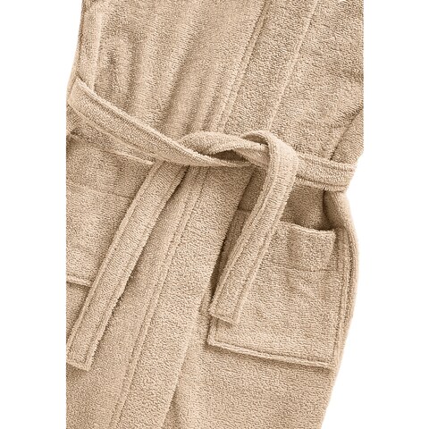Daffodil (Beige) Premium 10 Year Kids Hooded Bathrobe Terry Cotton, Highly Absorbent and Quick dry, Hotel and Spa Quality Bathrobe for Boy and Girl-400 Gsm