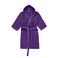 Daffodil (Purple) Premium 10 Year Kids Hooded Bathrobe Terry Cotton, Highly Absorbent and Quick dry, Hotel and Spa Quality Bathrobe for Boy and Girl-400 Gsm