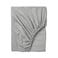 BYFT Orchard Exclusive (Grey) Queen Size Fitted Sheet (Set of 1 Pc)  Cotton percale Weave, Soft and Luxurious, High Quality Bed linen -180 TC
