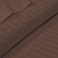 BYFT Tulip (Dark Brown) Single Size Duvet Cover (165 x 245 + 30 Cm-Set of 1 Pc) 100% Cotton, Soft and Luxurious Hotel Quality Bed linen-300 TC