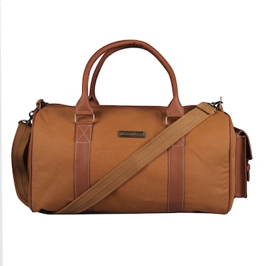 Mounthood Cladius Duffel Bag - Rust   Pu Leather