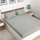 BYFT Orchard Exclusive (Grey) King Size Fitted Sheet and Pillow covers (Set of 3 Pcs) Cotton percale Weave, Soft and Luxurious, High Quality Bed linen -180 TC