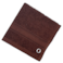 BYFT Daffodil Face Towel 30 x 30 Cm 500 Gsm Brown Stripe Diamond Dobby 100% Cotton Letter "O" White Thread Set of 06
