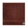 BYFT Daffodil Face Towel 30 x 30 Cm 500 Gsm Brown Stripe Diamond Dobby 100% Cotton Letter "O" White Thread Set of 06