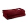 BYFT Home Castle Bath Towel 70 x 140 Cm 550 Gsm Maroon 100% Cotton Set of 01