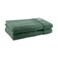BYFT Home Ultra Bath Towel 70 x 140 Cm 550 Gsm Green 100% Cotton Set of 02