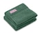 BYFT Home Ultra Hand Towel 50 x 90 Cm 550 Gsm Green 100% Cotton Set of 02
