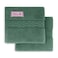 BYFT Home Ultra Hand Towel 50 x 90 Cm 550 Gsm Green 100% Cotton Set of 02