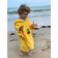FREDS SWIM ACADEMY Cuddly Poncho Yellow Unisex - Fred &amp; Gina Collection