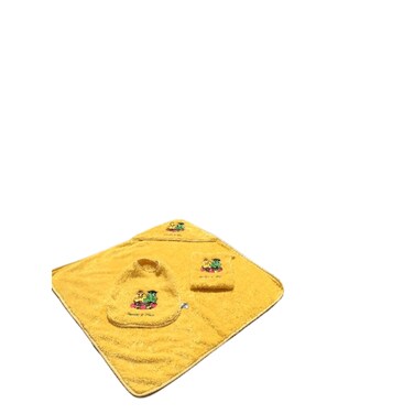 FREDS SWIM ACADEMY FREDDY &amp; GINA hooded towel (Yellow)