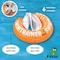 FREDS SWIM ACADEMY Orange Swim Tube &amp; Yellow Hand Pump Set of 02