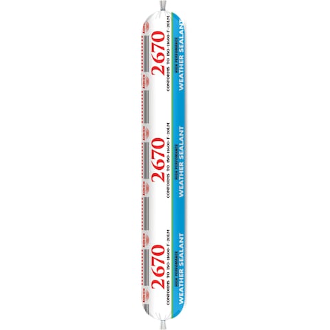 Asmaco 2670 Silicone Sealant - Grey - 600Ml - Set of 01