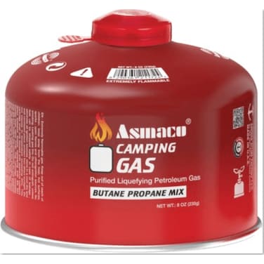 Asmaco Camping Gas Butane Portable Propane Mix - 230G - Set of 01