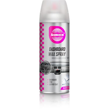 Asmaco Dashboard Wax Spray - Vanilla - 450 Ml - Set of 01