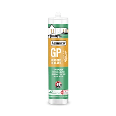 Asmaco Gp Silicone Sealant - Grey - 280 Ml - Set of 01