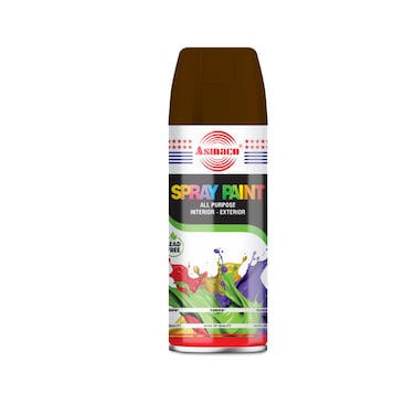 Asmaco Spray Paint - Brown - 400 Ml - Set of 01