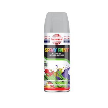 Asmaco Spray Paint - Silver Grey - 400 Ml - Set of 01
