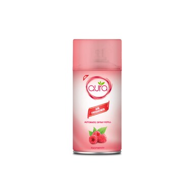 Aura Auto Spray Air Freshner - Rasberry - 250 Ml - Set of 01