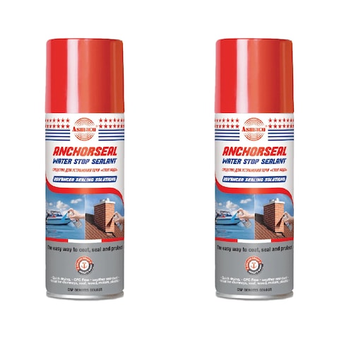 Asmaco Anchorseal Water Stop - White - 400 Ml - Set of 02