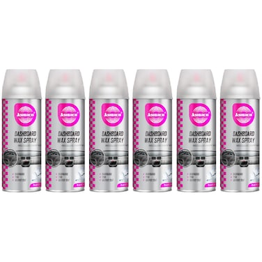 Asmaco Dashboard Wax Spray - Jasmin - 450 Ml - Set of 06