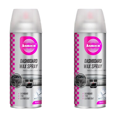 Asmaco Dashboard Wax Spray - Strawberry - 450 Ml - Set of 02