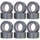 Asmaco Duct Tape - Grey - 48 Mm x 20 Yards - Set of 06