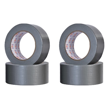 Asmaco Duct Tape - Grey - 48 Mm x 25 Yards - Set of 02