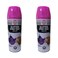 Asmaco Glitter Spray Paint - Magenta - 400 Ml - Set of 02