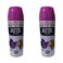 Asmaco Glitter Spray Paint - Purple - 400 Ml - Set of 02