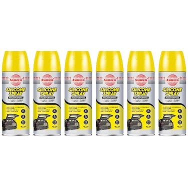 Asmaco Silicone Spray - 400 Ml - Set of 06