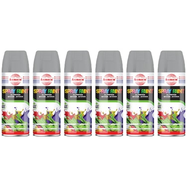 Asmaco Spray Paint - Chrome Silver - 400 Ml - Set of 06