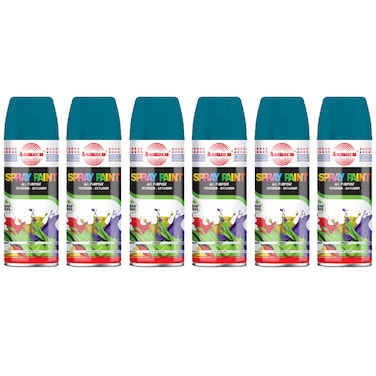Asmaco Spray Paint - Oxford Blue - 400 Ml - Set of 06