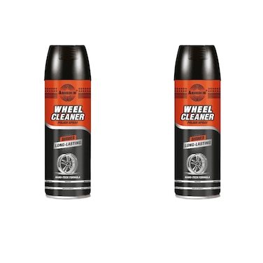Asmaco Wheel Cleaner And Polish Spray - 500 Ml - Set of 02