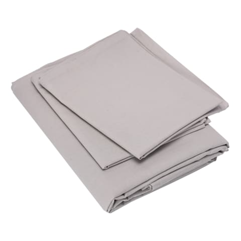 BYFT Home Design King Flat Sheet (240 x 260 Cm) 2 Pillow Cover (50 x 80 Cm) Fermanville 100% Cotton - Set of 3