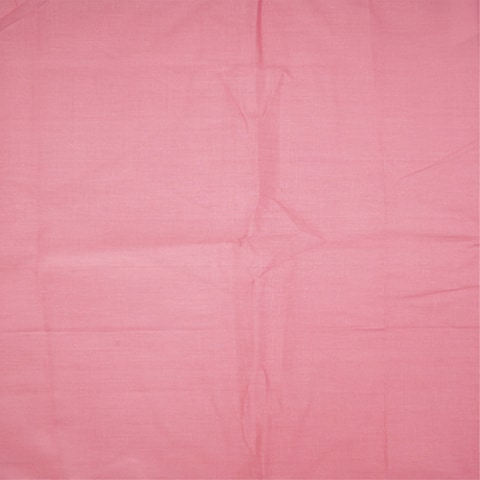 BYFT Home Design Single Flat Sheet (150 x 260 Cm) 1 Pillow Cover (50 x 75 Cm) Pink 100% Cotton- Set of 2