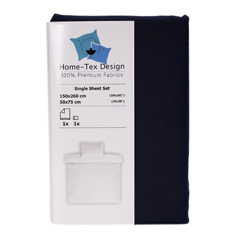 BYFT Home Design Single Flat Sheet (150 x 260 Cm) 1 Pillow Cover (50 x 75 Cm) 100% Cotton- Set of 2
