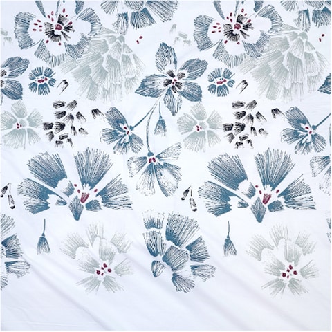 BYFT Home Design King Duvet Cover (240 x 200 Cm) 2 Pillow Cover (50 x 80 Cm) Printed Amarande 100% Cotton- Set of 3