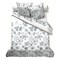 BYFT Home Design King Duvet Cover (240 x 200 Cm) 2 Pillow Cover (50 x 80 Cm) Printed Amarande 100% Cotton- Set of 3