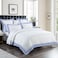 BYFT Home Design King Duvet Cover (230 x 240 Cm) 2 Pillow Cover (50 x 75 Cm) Button Closure 100% Combed Cotton Percale- Set of 3