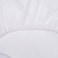 BYFT Home Design Single Fitted Sheet (90 x 200 Cm) 1 Pillow Cover (50 x 75 Cm) White 100% Cotton- Set of 2