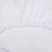 BYFT Home Design Single Fitted Sheet (90 x 200 Cm) 1 Pillow Cover (50 x 75 Cm) White 100% Cotton- Set of 2