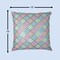 BYFT Orchard Cushion Cover 18 x 18 inch (Diagonal Checks Design - Cream) 45 x 45 cm Luxury Decorative Cushion Cover for Sofa, Bed &amp; Living Room- Set of 2 without inserts