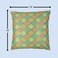 BYFT Orchard Cushion Cover 18 x 18 inch (Diagonal Checks Design - Yellow) 45 x 45 cm Luxury Decorative Cushion Cover for Sofa, Bed &amp; Living Room- Set of 2 without inserts